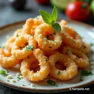Ricette con Calamari Fritti Croccanti con Maionese al Limone
