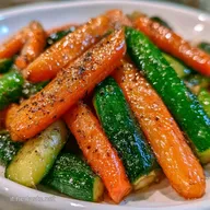 Carote e Zucchine in Padella per 4