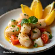 Ceviche Peruviano Autentico La Ricetta Facile con Leche de Tigre