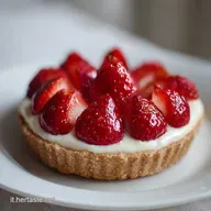 Crostata alla Frutta con Crema al Latte e Fragole