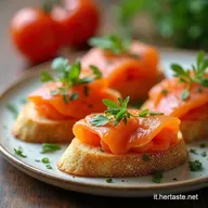 Ricette Salmone Affumicato Crostini Sfiziosi per un Aperitivo Top