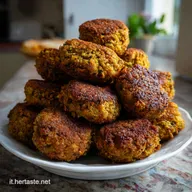 Ricetta Falafel Ceci Secchi Come Fare Falafel Trad: Croccantezza Garantita