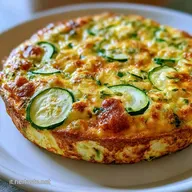 Frittata di Zucchine Cremosa in 25 Minuti