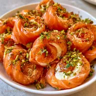 Girelle Salmone Pistacchi in 10 Minuti