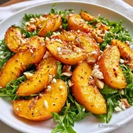 Insalata di Pesche e Feta in 13 Minuti
