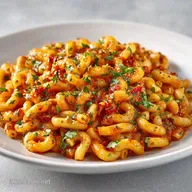 Mezze Maniche Peperoni in 30 Minuti