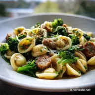Orecchiette Salsiccia Broccoli in 30 Minuti