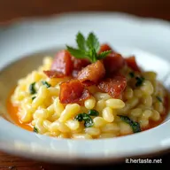 Risotto Trevisana e Speck Cremoso e Veloce