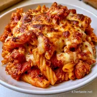 Pasta Al Forno Alla Foggiana con Salsiccia