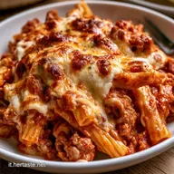 Pasta Al Forno Con Rag&ugrave; e Mozzarella