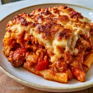 Pasta Al Forno Napoletana con Polpettine