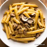 Pasta con Salsiccia e Funghi La Boscaiola della Nonna