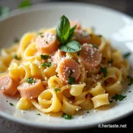 Pasta alla Bellini Il Primo Piatto Estivo Elegante con Pesca Fresca