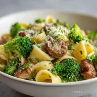 Pasta Broccoli e Salsiccia in 25 Minuti