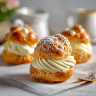Pasta choux per profiteroles: Crispy Baked