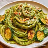Pasta Fredda Pesto e Zucchine Cremosa