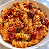 Pasta Fredda con Pomodori Secchi alla Siciliana