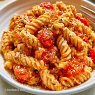 Cremosa Pasta Fredda con Ricotta e Pomodorini