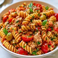 Pasta Fredda Con Tonno E Pomodori per 4