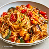 Pasta Fredda con Verdure Grigliate e Peperoni
