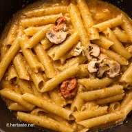 Pasta Panna e Funghi e Salsiccia La Ricetta che Scalda il Cuore