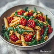 Pasta Pomodoro Crudo e Rucola: Fresca e Leggera