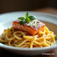 Pasta al Salmone Cremosa Veloce Con Aneto e Limone