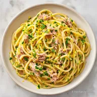 Pasta Veloce Tonno E Limone Cremosa