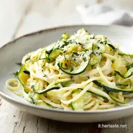 Pasta Zucchine Limone Aglio Vellutata