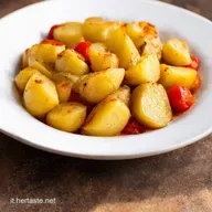 Patate e Peperoni al Forno Ricetta Facile Come la Fa la Nonna