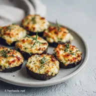 Pizzette Melanzane al Forno per 4 Persone