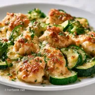Pollo Filante al Forno con Zucchine: Tenero e Dorato