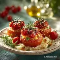 Pomodori Ripieni di riso alla romana: il Sapore Vero dellEstate
