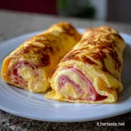 Rotolo Frittata Scamorza Mortadella: Soffice e Cremoso