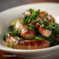 Salsiccia e Friarielli Ricetta Napoletana per 4