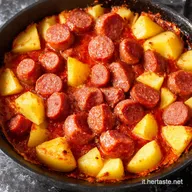 Salsiccia e Patate al Forno Ricetta Facile e Super Saporita