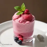 Sorbetto ai Frutti di Bosco Fresco e Senza Gelatiera