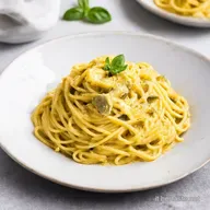 Spaghetti con Crema di Melanzane Ricetta Facile e Deliziosa