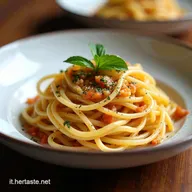 Pasta con le Alici Spaghetti al Sapore Mediterraneo