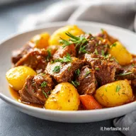 Spezzatino in Umido con Patate: Carne Tenera e Vellutata