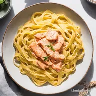 Tagliatelle al Salmone e Panna Ricetta Facile e Cremosa