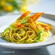 Tagliatelle Fiori di Zucca: Ricetta in 25 Minuti