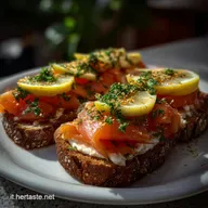 Ricetta Di Tartine Al Salmone Affumicato Sfiziosa Al Limone Veloci