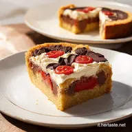 Torta Caprese Cioccolato e Crema Il Dolce Sogno Italiano