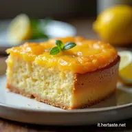 La Nostra Torta Senza Lievito Ricetta Facile al Limone e Mandorle