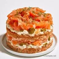 Torta Tramezzino con Salmone