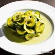 Zucchine Crude Marinate Freschezza Estiva in Tavola