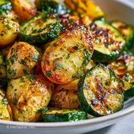 Zucchine E Patate Al Forno: Dorate