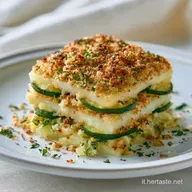 Zucchine e Patate Gratinate Croccanti