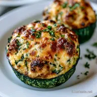 Zucchine Tonde Ripiene Carne al Forno